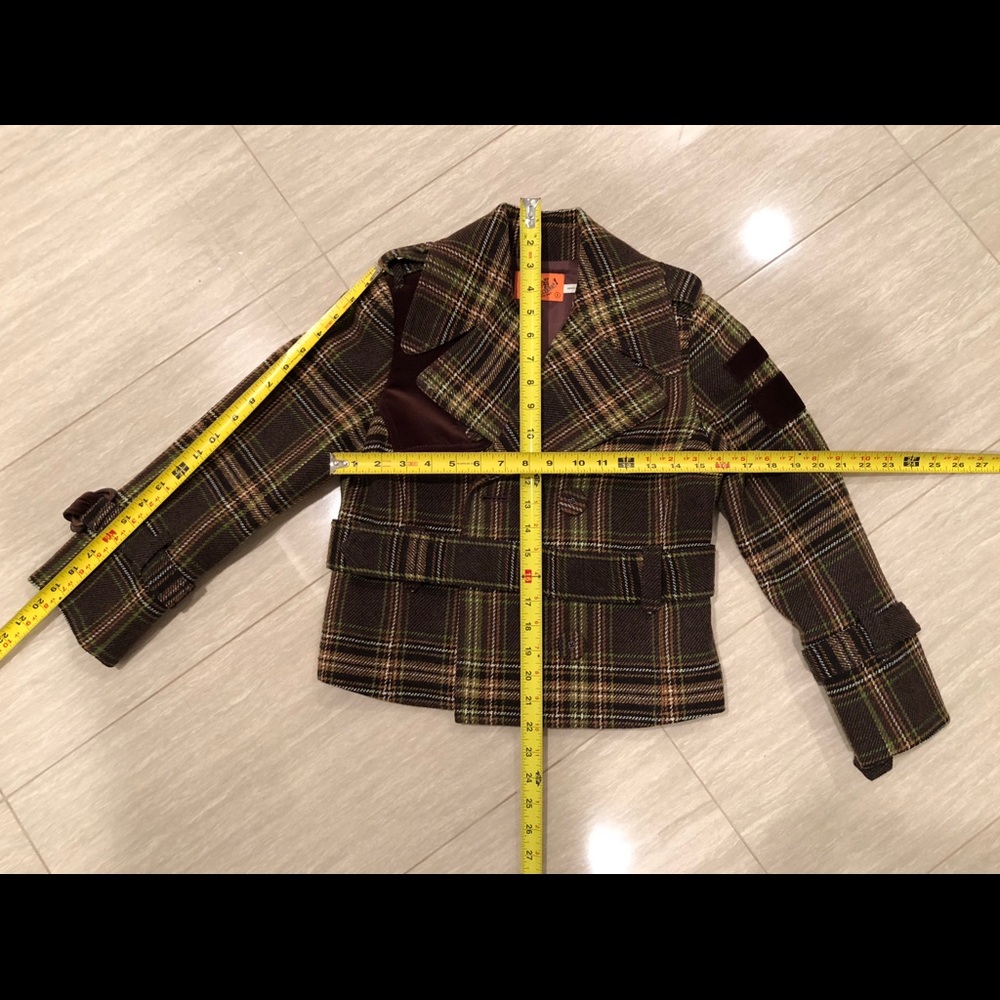 Juicy Couture plaid jacket Sz 2 - Picture 8 of 8